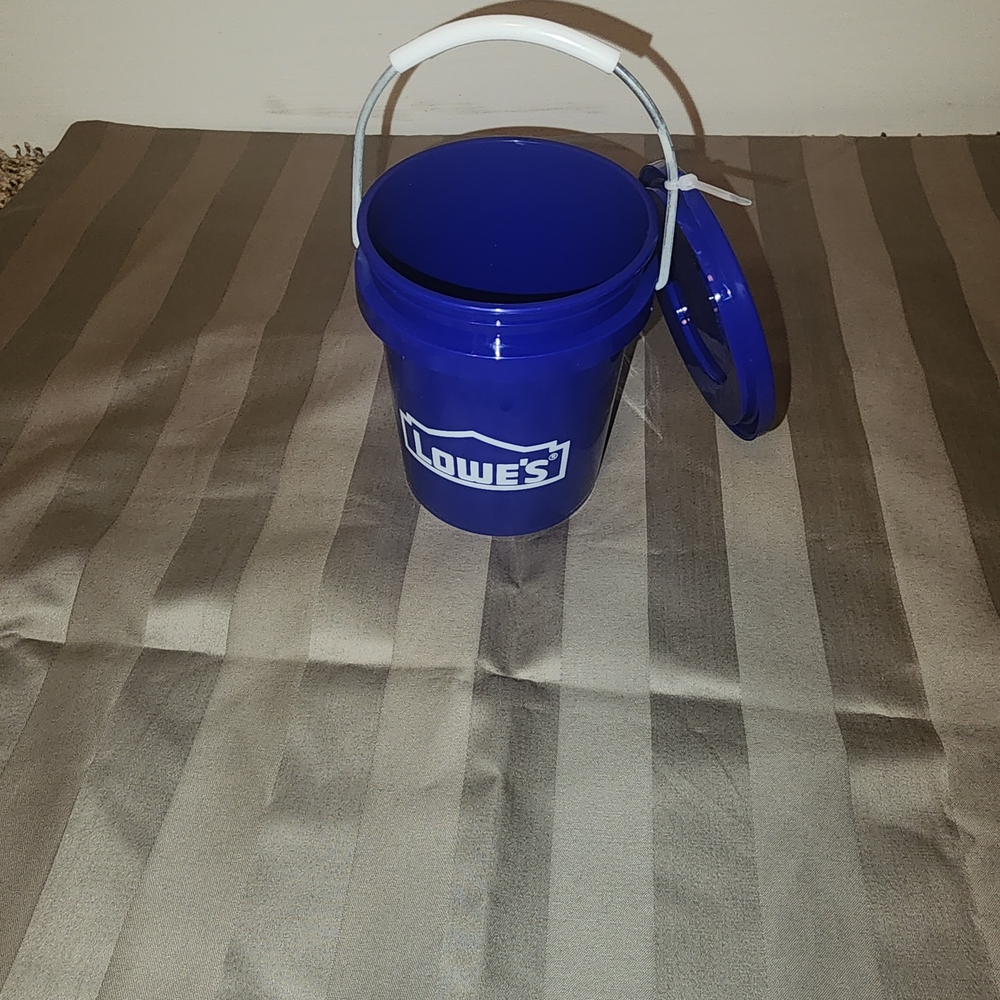 Lowe's Blue Bucket with Handle